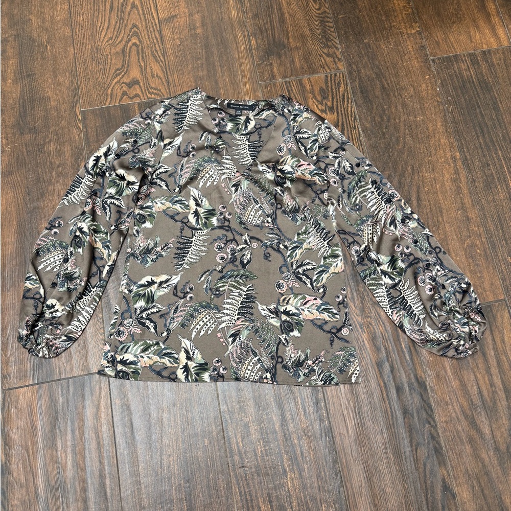 Banana Republic Multicolor Floral Blouse